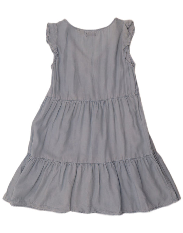 Vestido feminino Superdry em camadas UK 6 XS Azul Lyocell