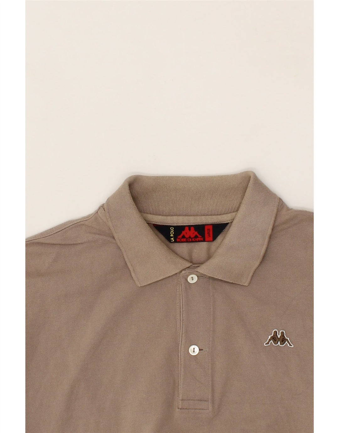 KAPPA Mens Polo Shirt Large Brown Cotton Vintage Kappa and Second-Hand Kappa from Messina Hembry 