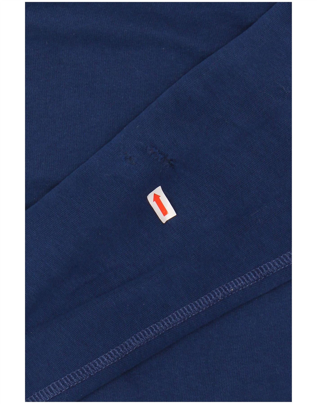 Suéter feminino com capuz gráfico ABERCROMBIE & FITCH Reino Unido 14 médio azul marinho