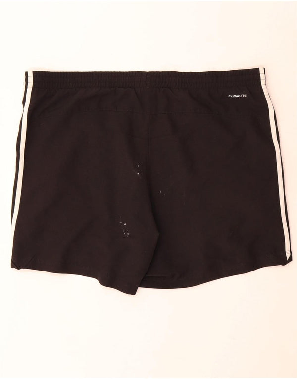 Adidas Mens Climalite Sport Shorts Grande Poliéster Preto