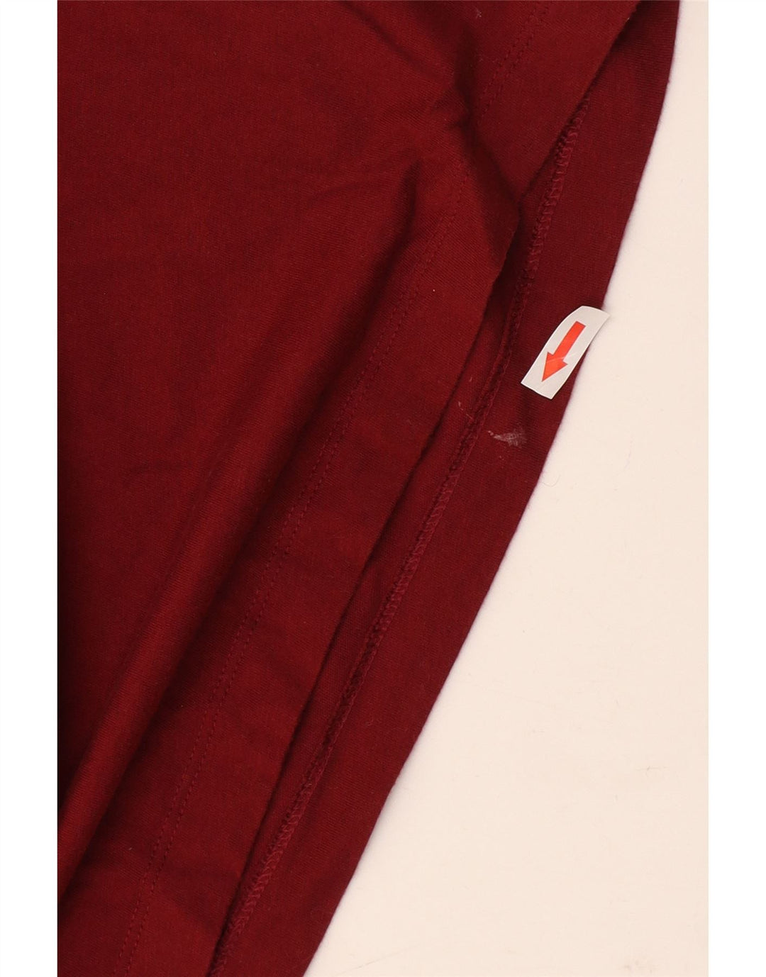 Nike Mens Camiseta Top Pequeno Algodão Borgonha