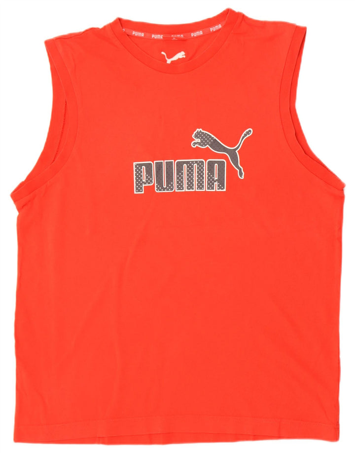 Colete gráfico masculino Puma XL vermelho