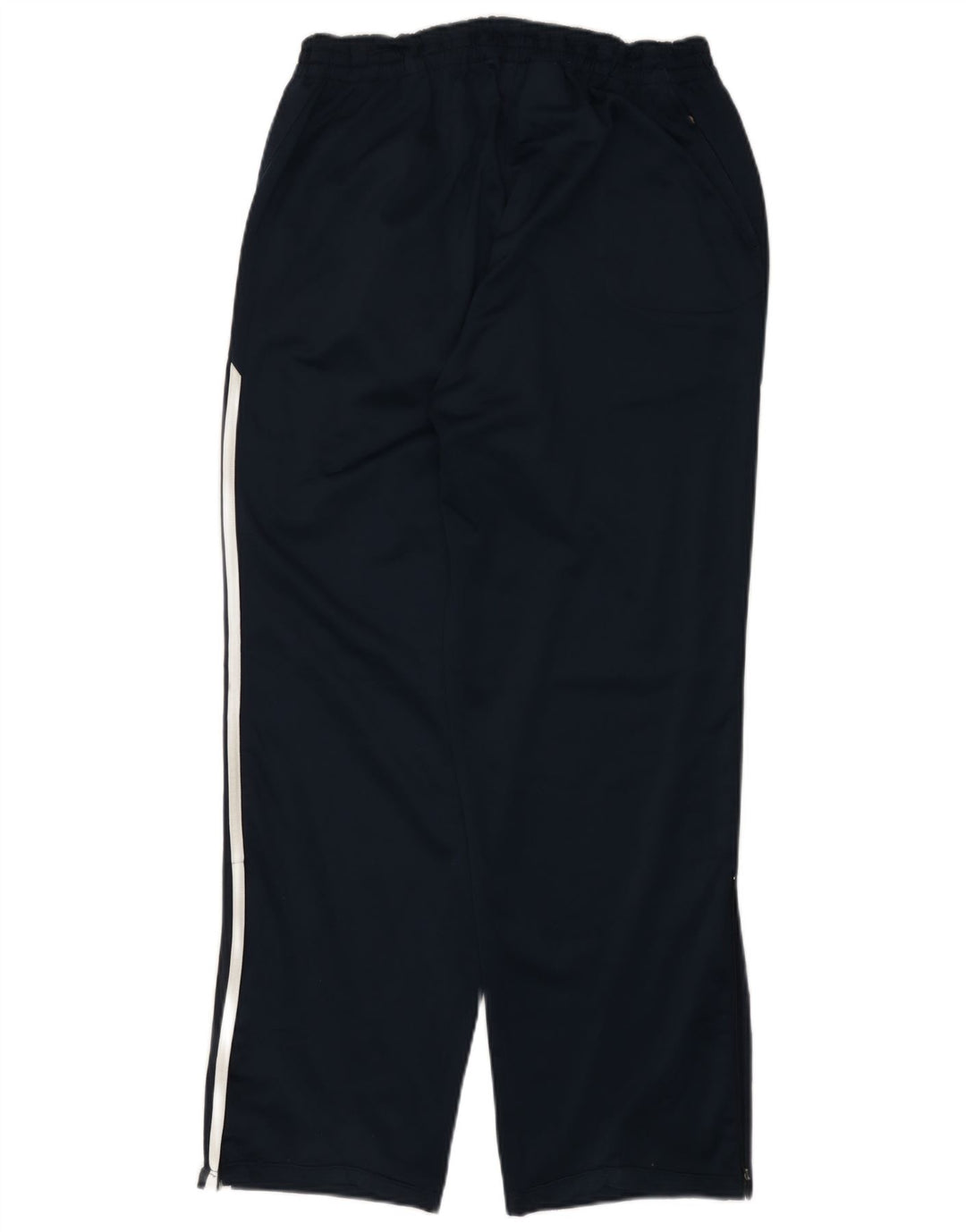 Calças de treino masculinas ADIDAS poliéster azul marinho médio