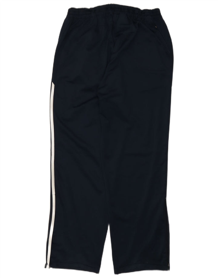 Calças de treino masculinas ADIDAS poliéster azul marinho médio