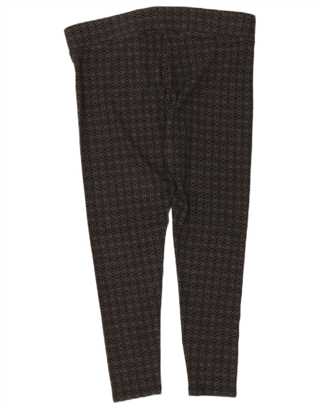 Leggings capri femininas Marks & Spencer Reino Unido 16 poliéster geométrico cinza grande