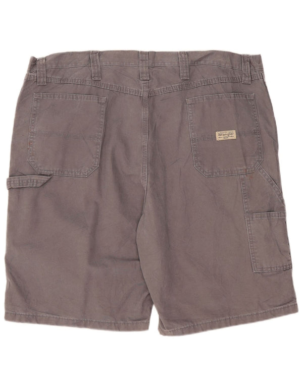 Shorts cargo masculino Wrangler W42 2XL algodão cinza