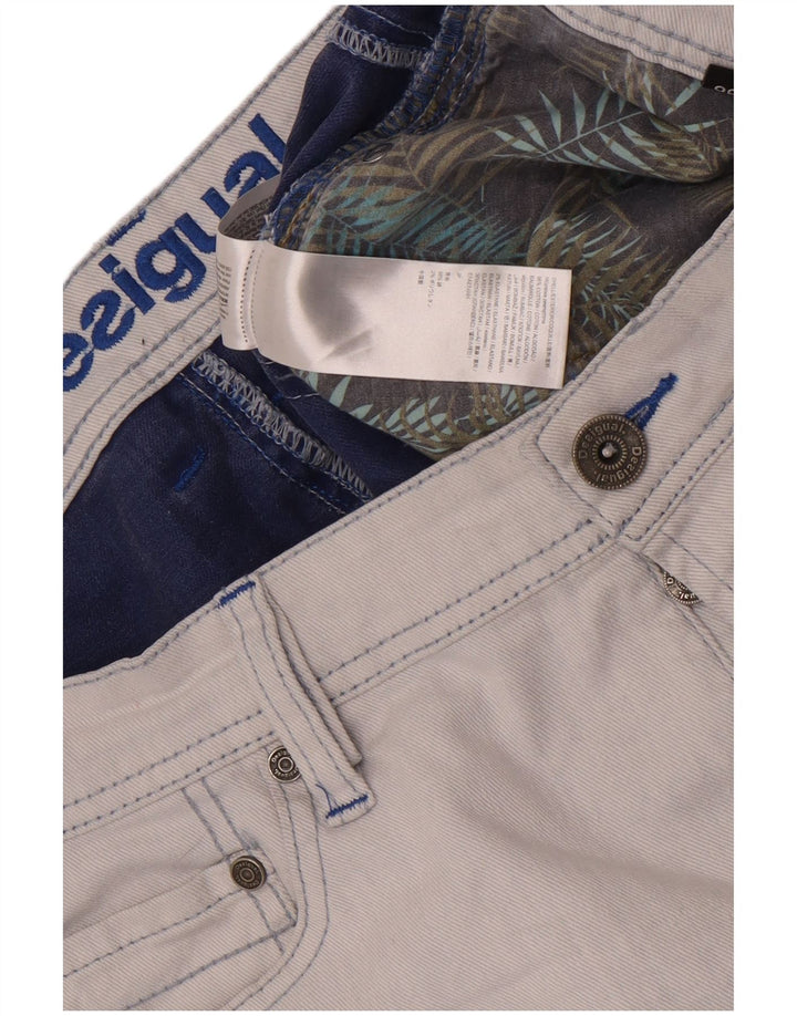 Desigual Jeans Slim Masculino W36 L33 Azul Algodão