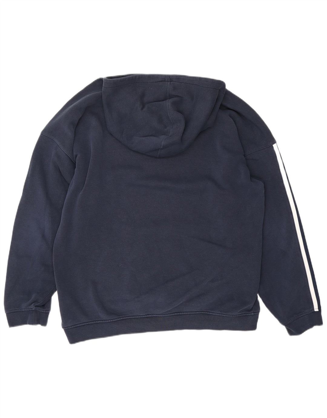 Adidas masculino gráfico moletom com capuz médio azul marinho