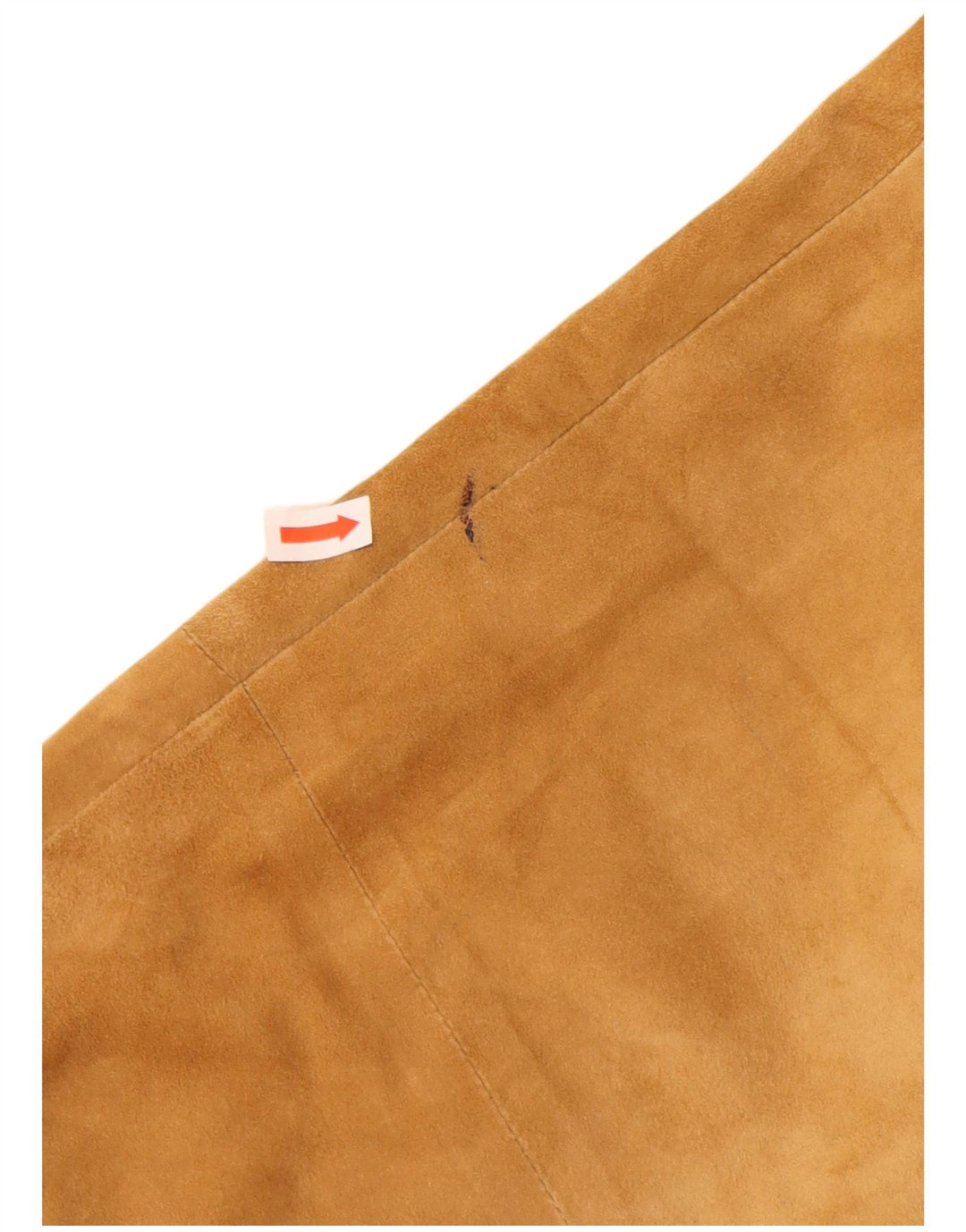 Calça cortada feminina de camurça VINTAGE W32 L25 marrom