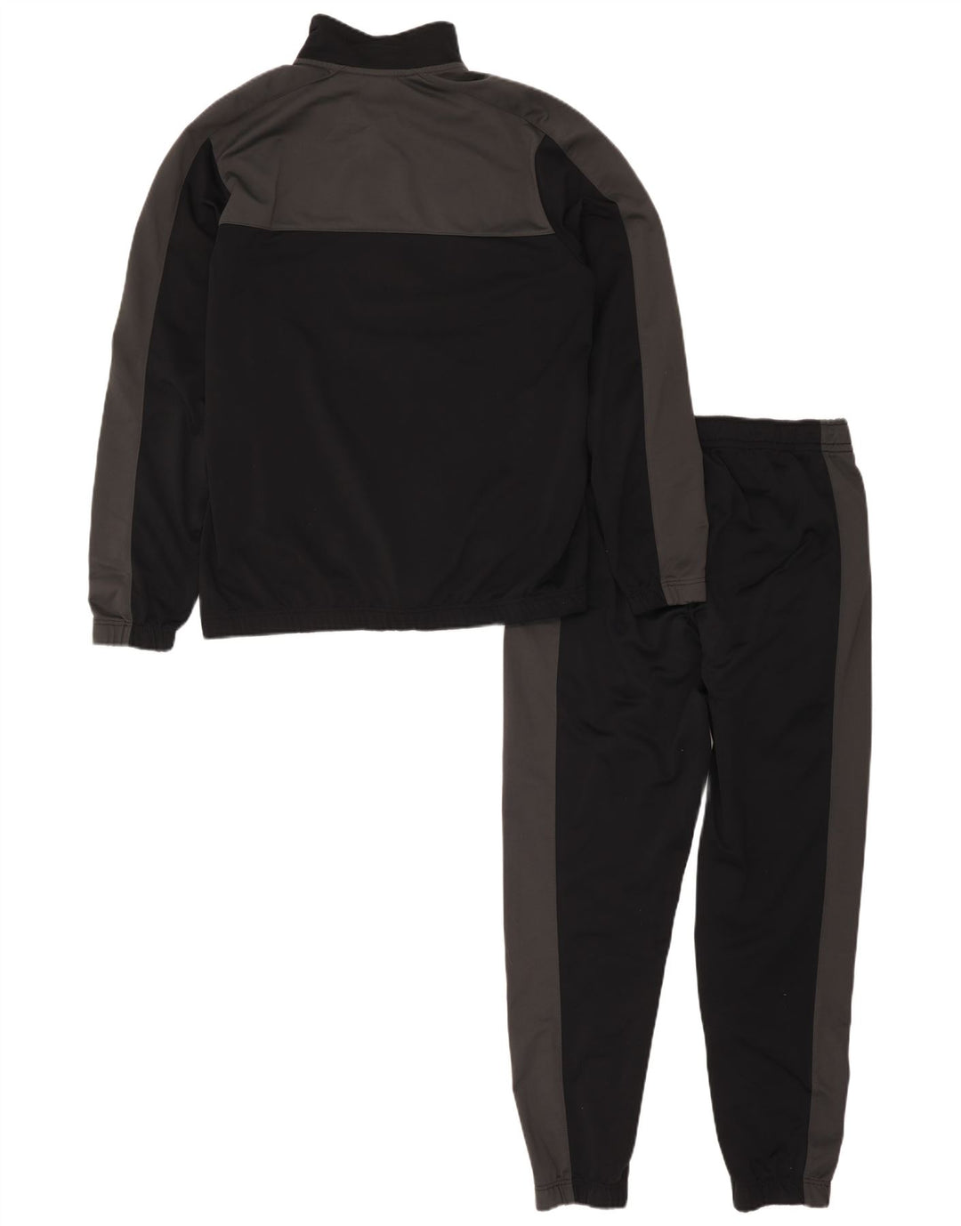 Nike masculino completo agasalho médio preto colorblock