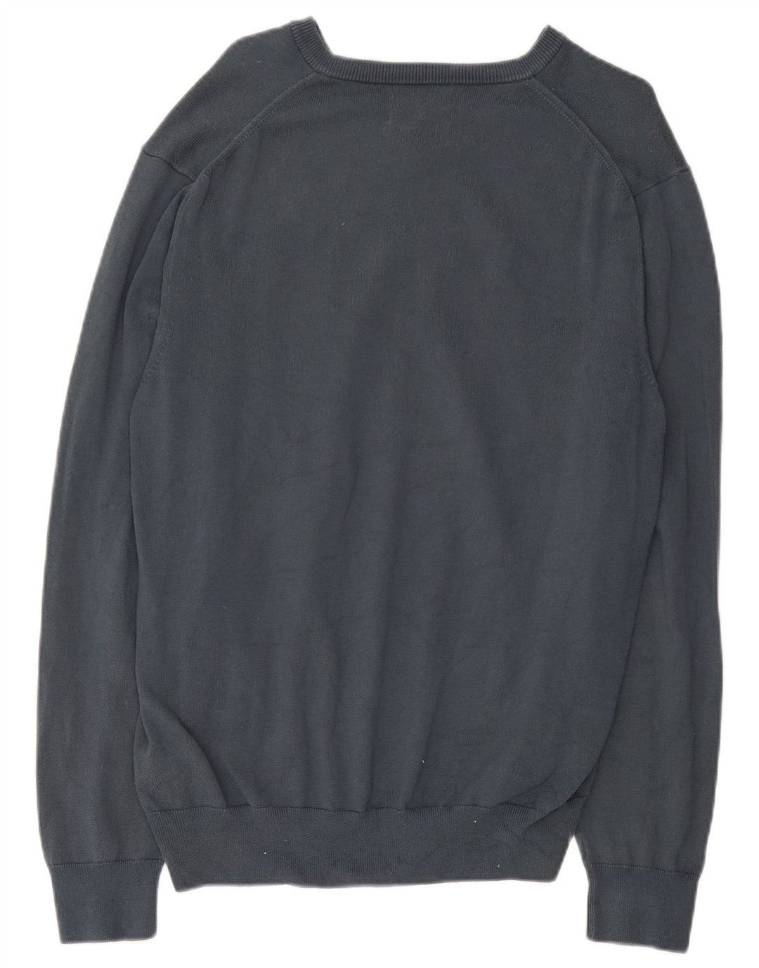Suéter masculino Marks & Spencer com decote em V XL algodão cinza