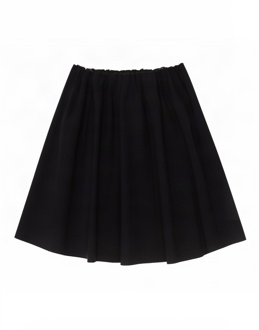 Saia plissada feminina Zara pequena W26 azul marinho poliéster