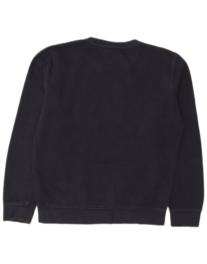 Champion moletom masculino jumper médio azul marinho algodão