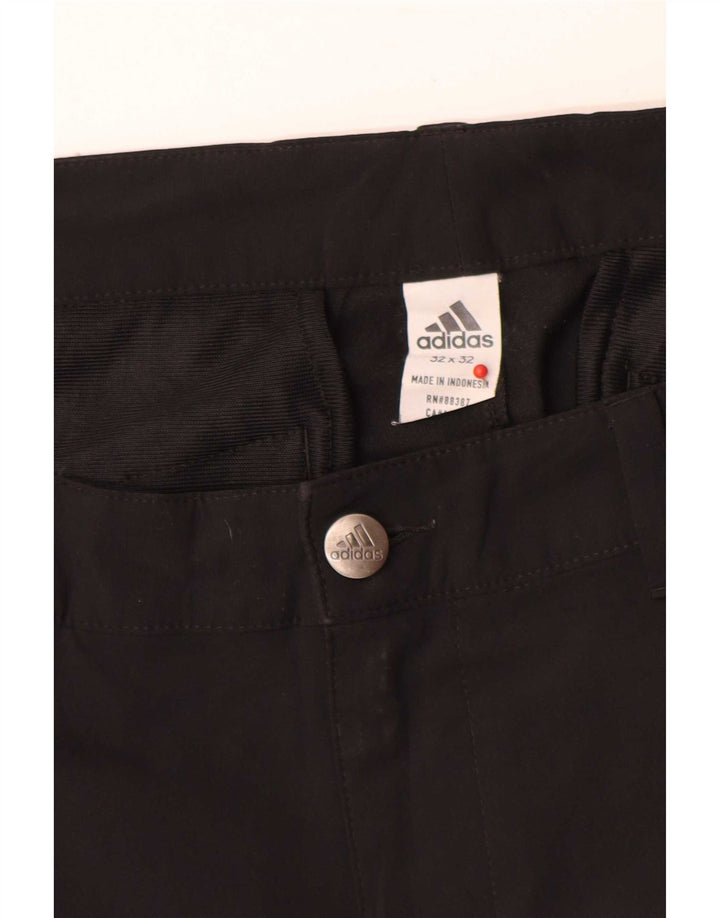 Calça Chino Adidas Feminina Slim W32 L32 Poliéster Preto