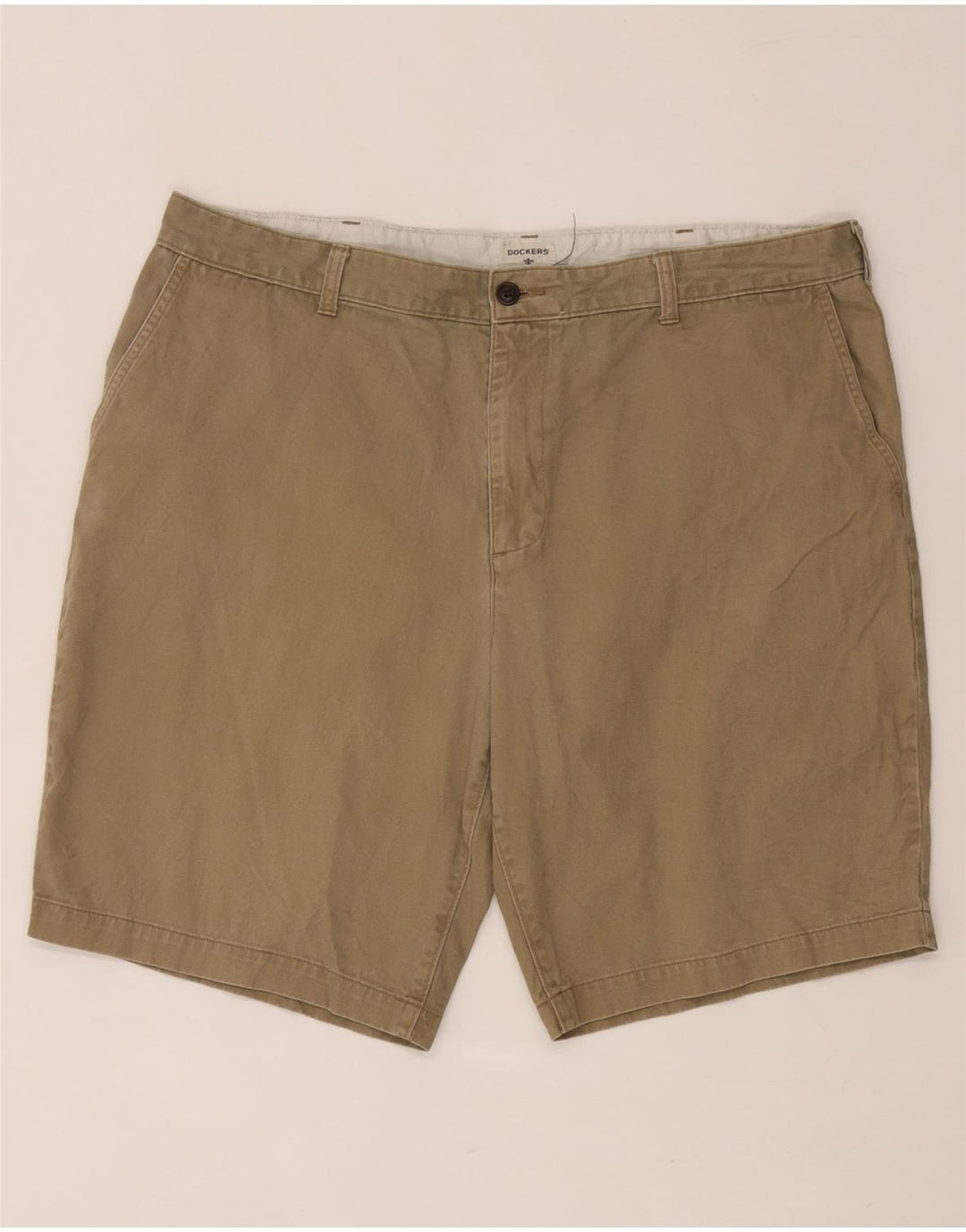 DOCKERS Mens Chino Shorts W40 XL Algodão Bege