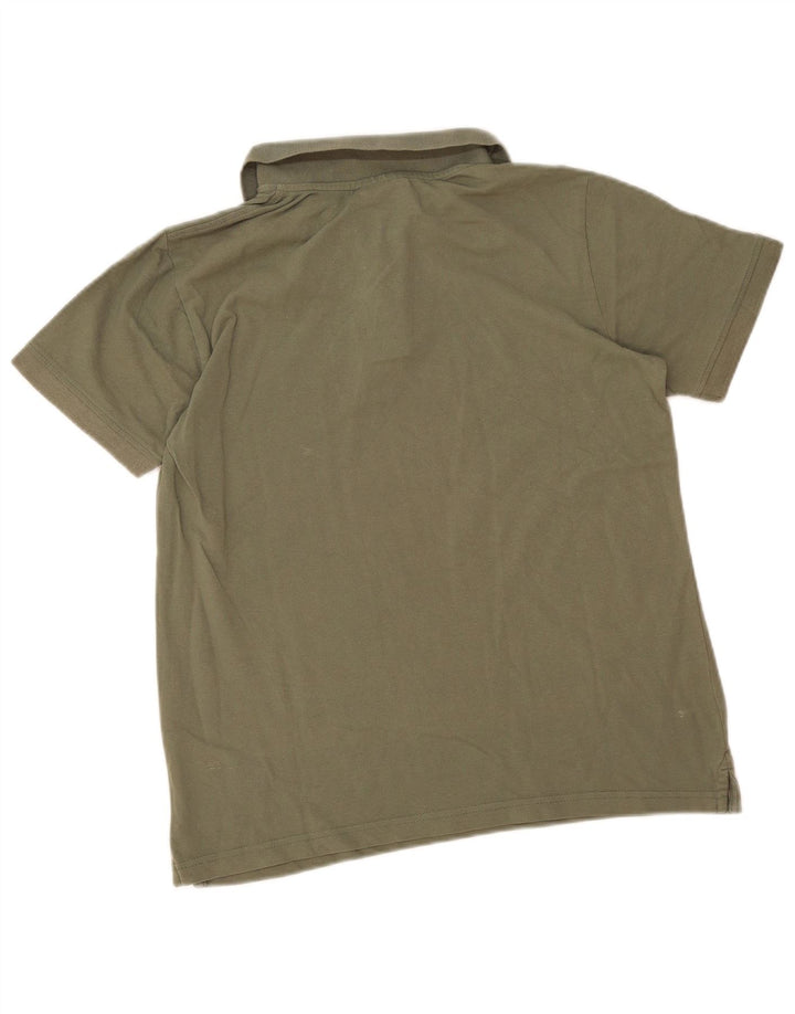 Camisa polo masculina Kappa de algodão cáqui médio