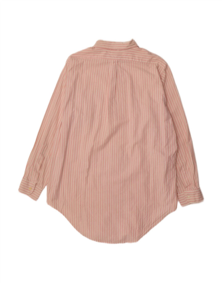 Camisa masculina folgada BENETTON grande listrada rosa