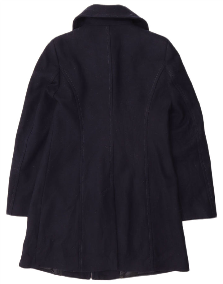 Sobretudo feminino Benetton IT 42 lã azul marinho médio