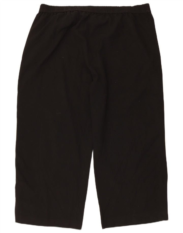 Calça de treino feminina Marks & Spencer UK 24 4XL poliéster preto