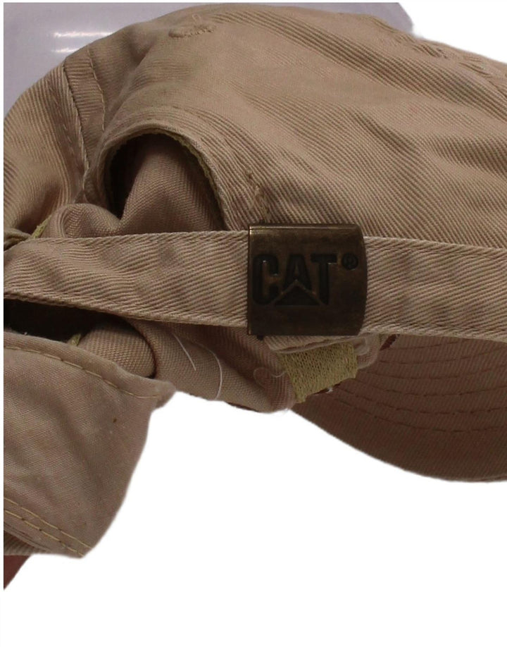 Boné de beisebol gráfico masculino Caterpillar tamanho único bege