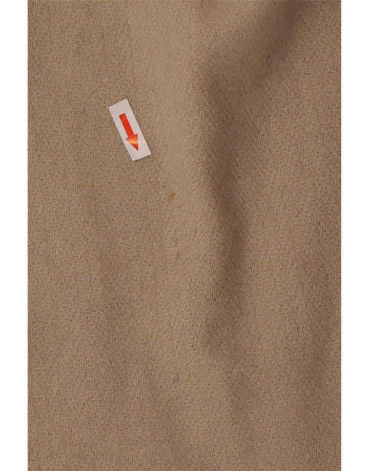 Vestido feminino vintage de manga comprida EU 42 grande bege
