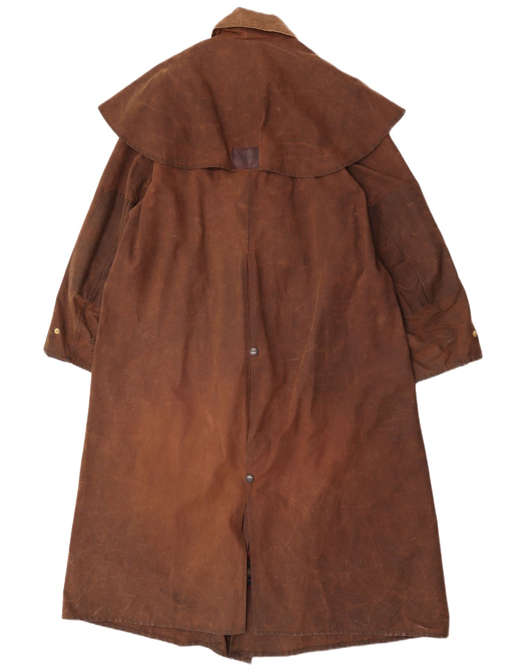 W. K. BACKHOUSE Casaco feminino oversized com capa encerada Reino Unido 14 marrom médio