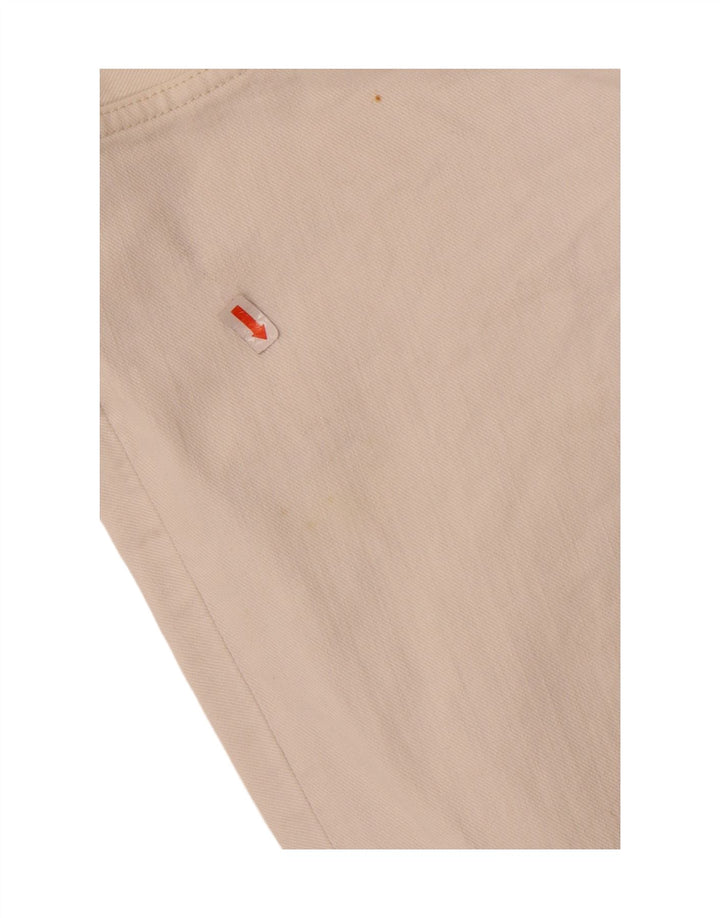 Jeans retos femininos RALPH LAUREN W32 L31 algodão branco