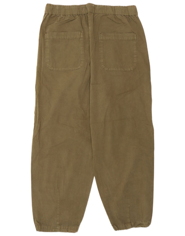 Zara Mens Joggers Calça Casual XL W38 L26 Caqui