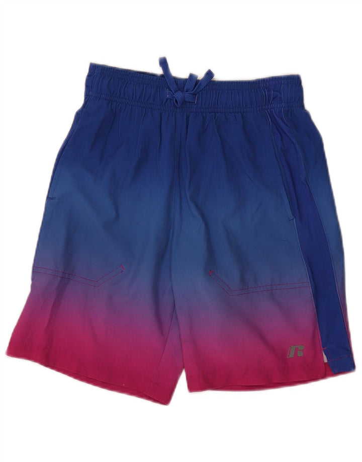 RUSSELL ATLÉTICO Meninos Dri-Power Sport Shorts 10-11 Anos Grande Azul