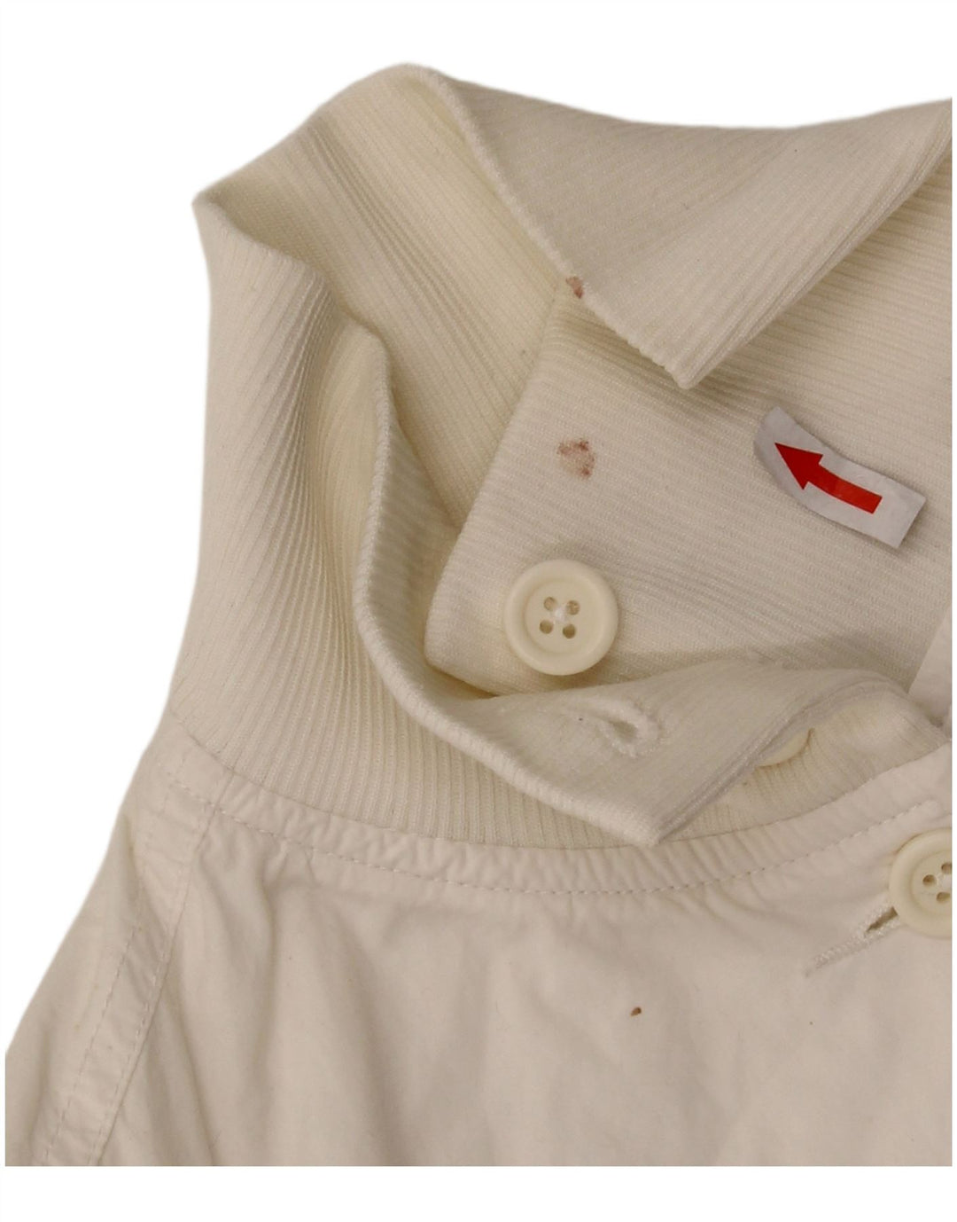 Jaqueta bomber feminina Sergio Tacchini Reino Unido 10 poliéster branco pequeno