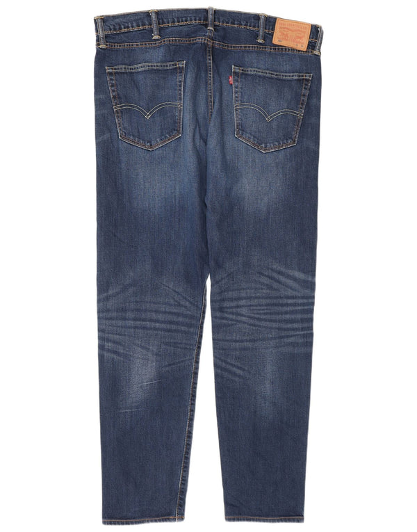 Levi's Masculino 502 Tapered Jeans W40 L34 Azul Algodão
