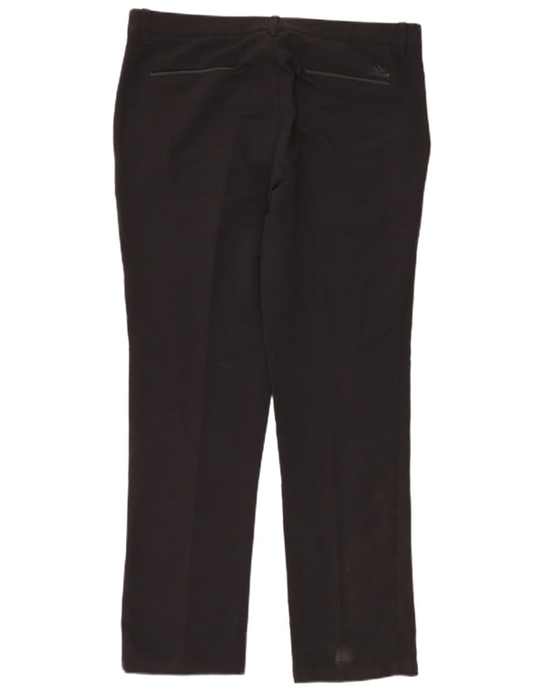Calça Chino Reta Masculina Adidas W36 L32 Poliéster Preto