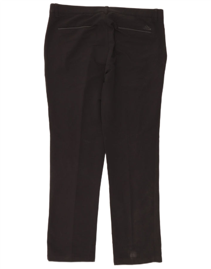 Calça Chino Reta Masculina Adidas W36 L32 Poliéster Preto