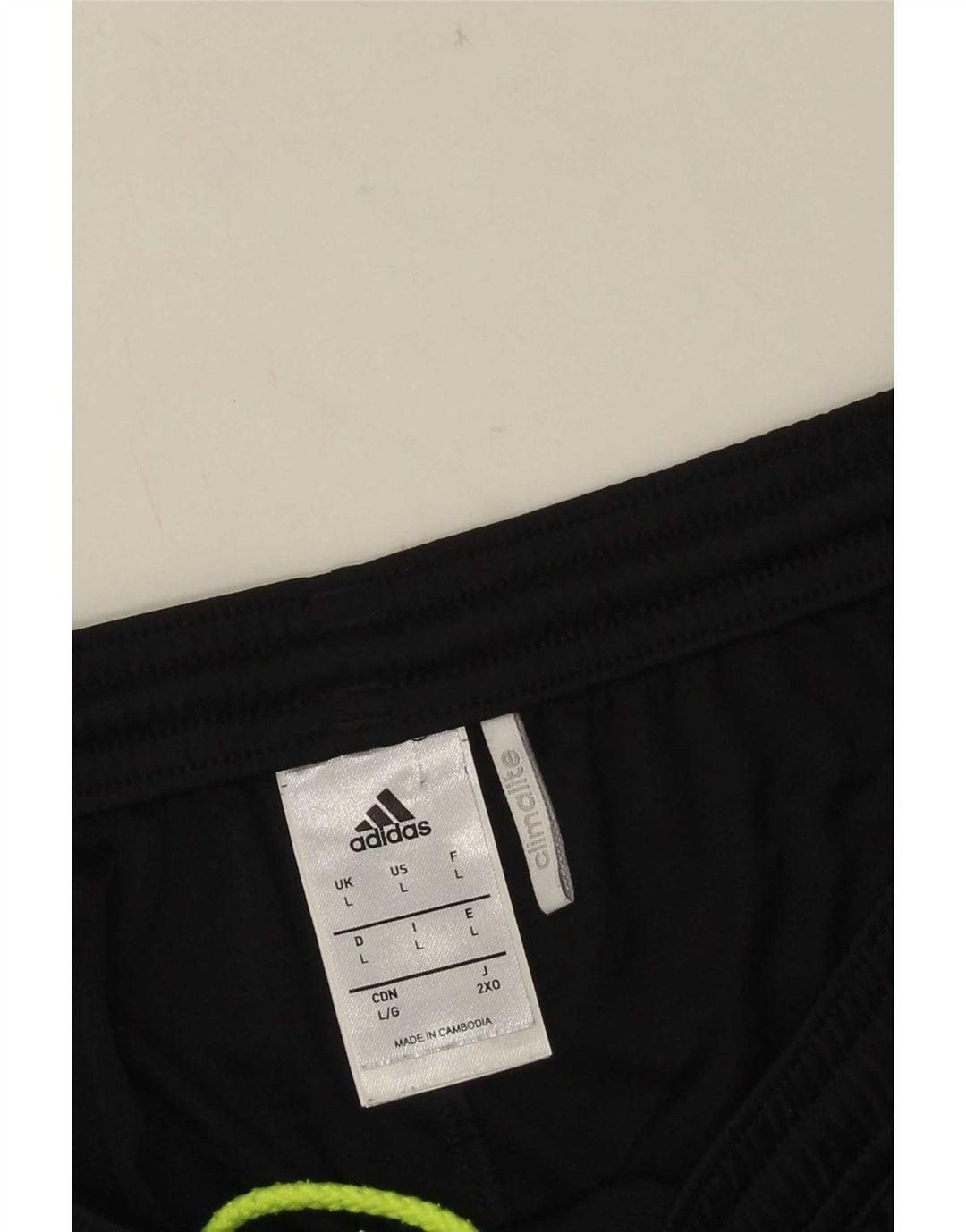 Adidas Mens Climalite Sport Shorts Grande Poliéster Colorblock Preto