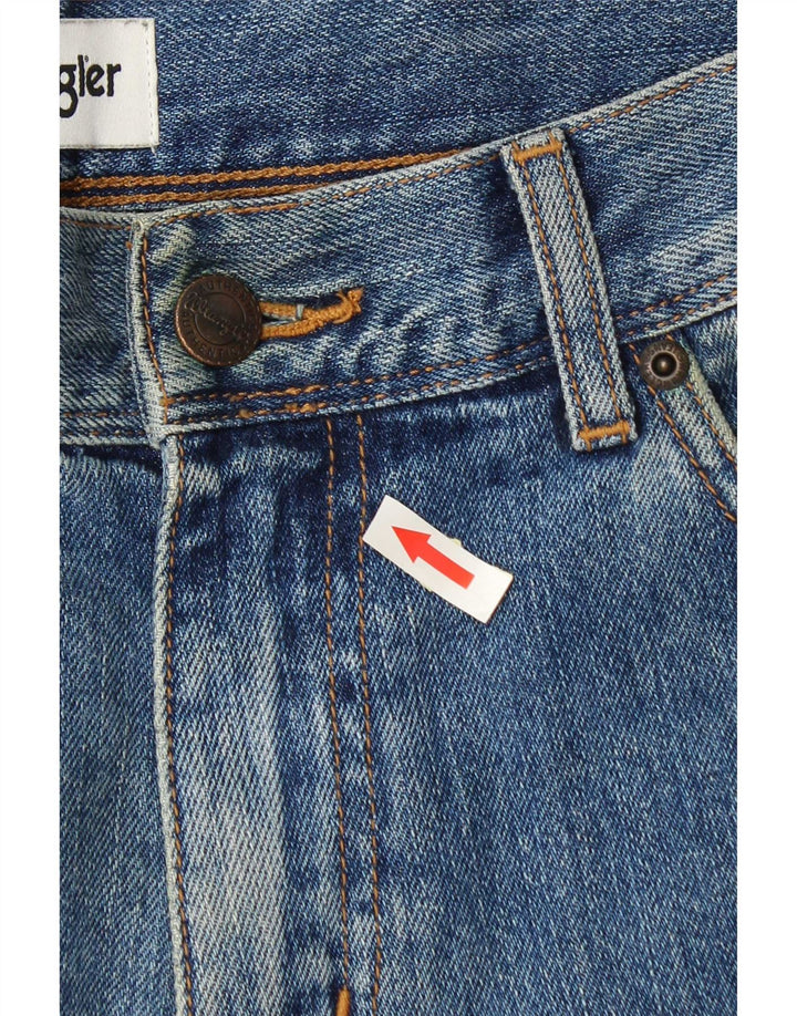 Wrangler Masculino Texas Straight Jeans W30 L28 Azul Algodão