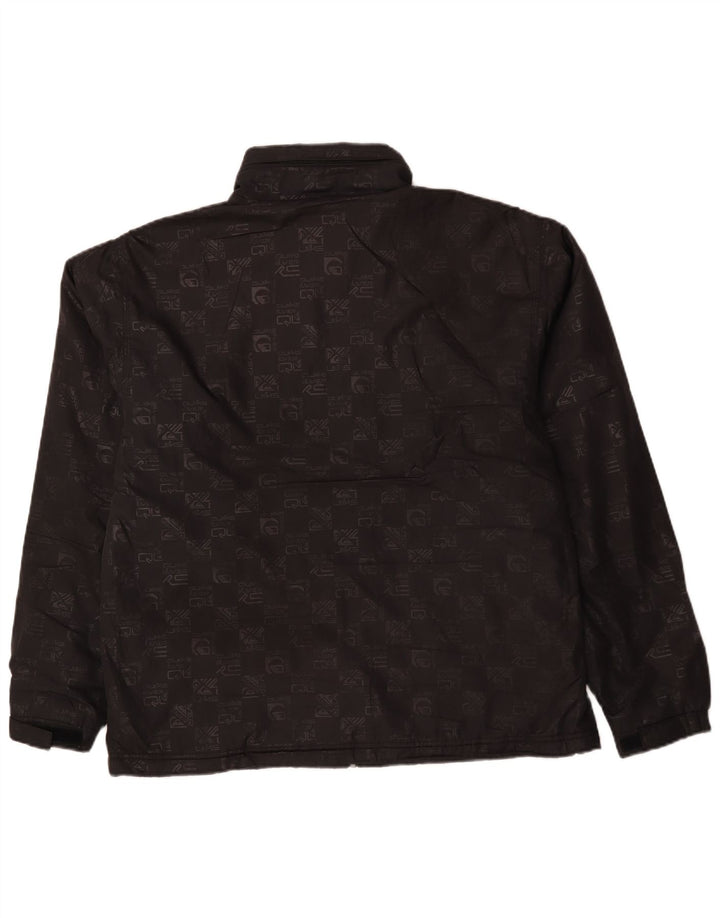 Jaqueta masculina Quiksilver com capuz gráfico com capuz XL poliéster preto