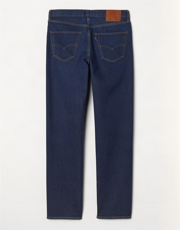 Levi's Masculino 501 Straight Jeans W32 L32 Azul Marinho Algodão