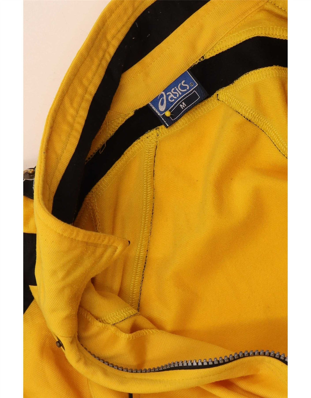 Asics Mens Graphic Tracksuit Top Jaqueta Médio Amarelo Colorblock