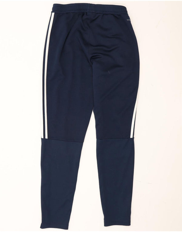 Calça de treino masculina Adidas médio azul marinho poliéster