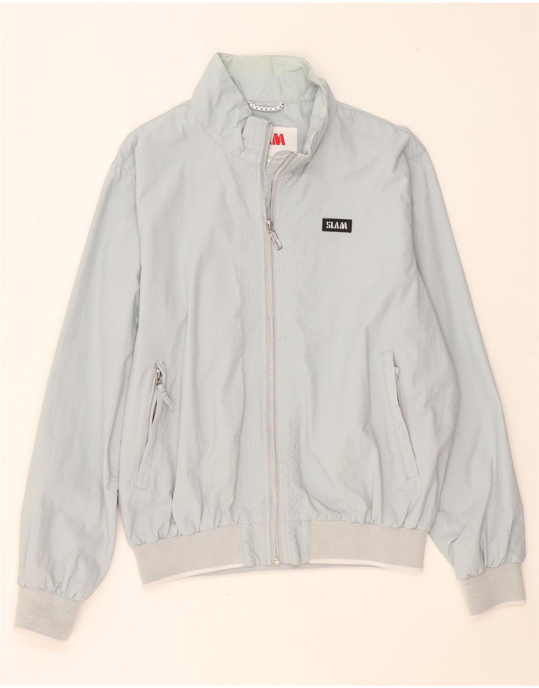 Jaqueta bomber masculina Slam UK 40 grande nylon azul