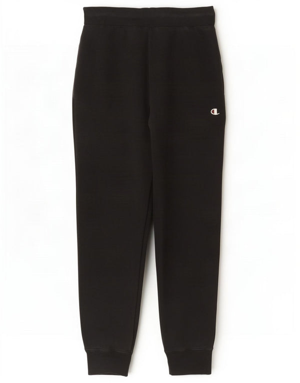 Champion Mens Tracksuit Trousers Joggers Large Black Cotton