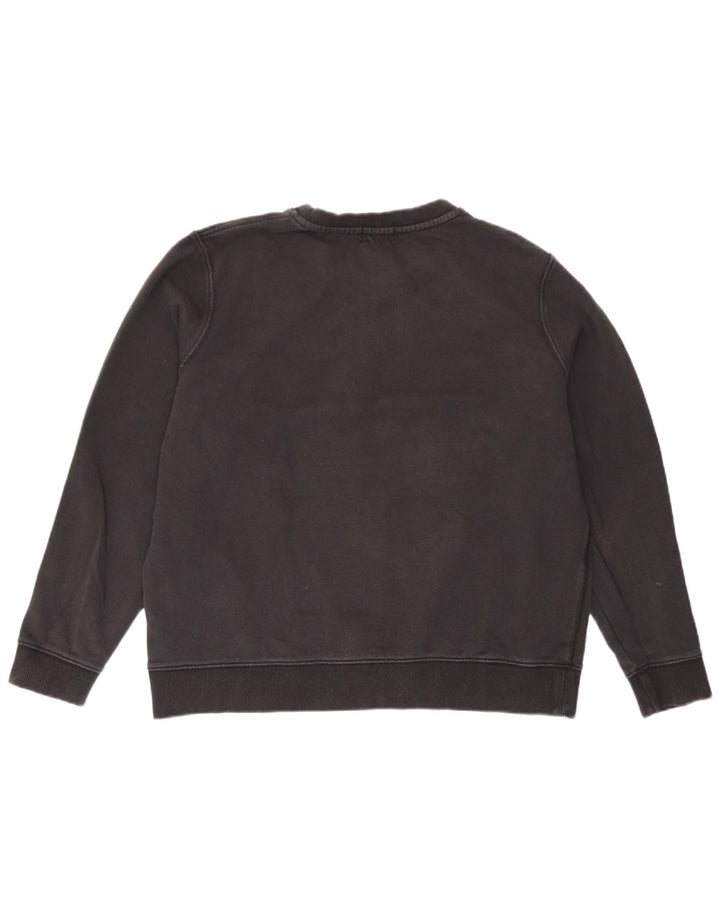 Suéter feminino Superdry UK 14 grande algodão preto