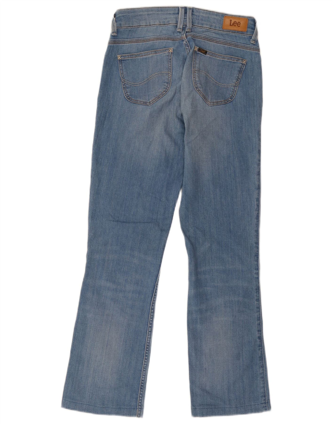 Lee Womens Joliet Bootcut Jeans W28 L27 Azul Algodão