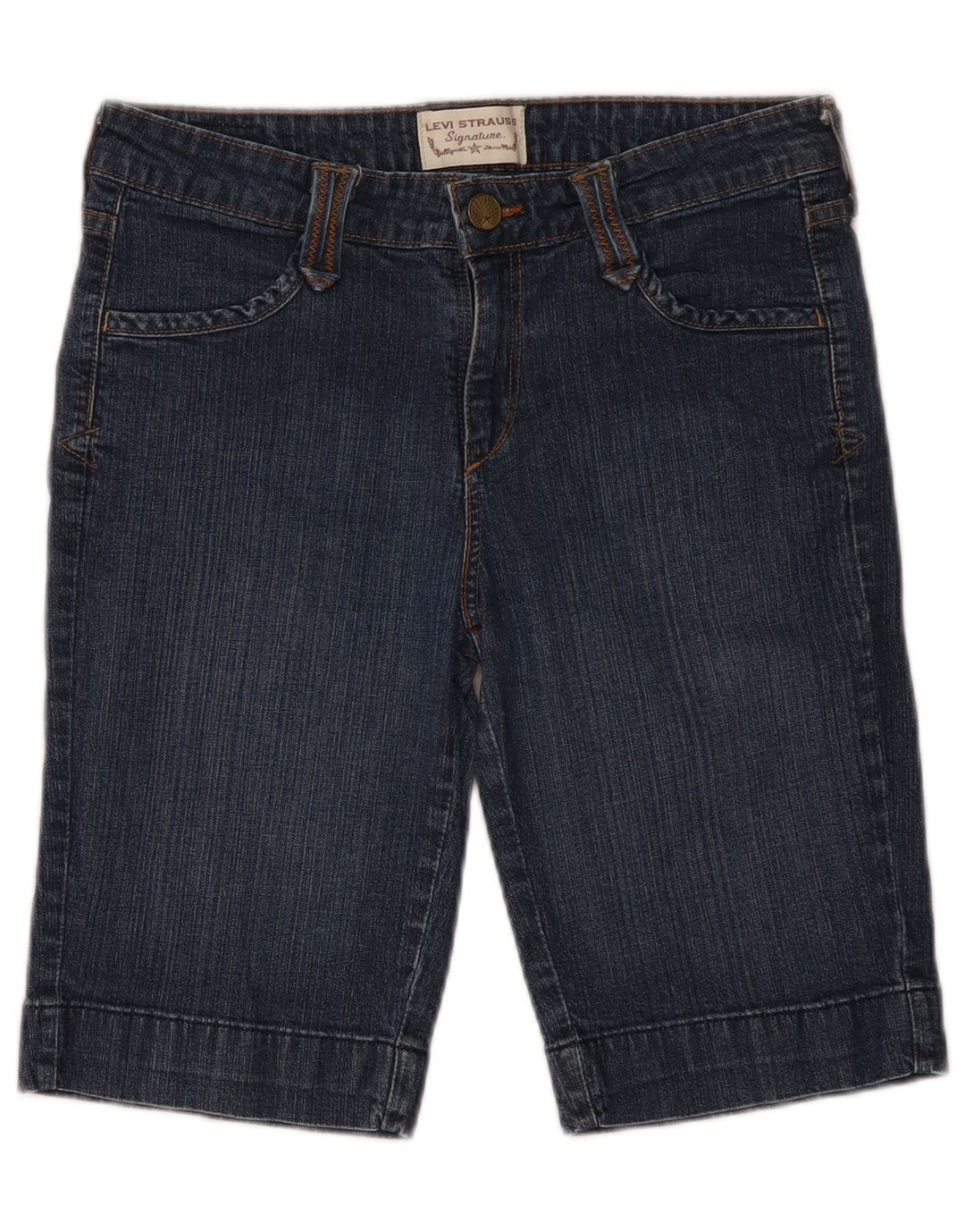 Shorts jeans femininos exclusivos da LEVI'S W32 grande azul
