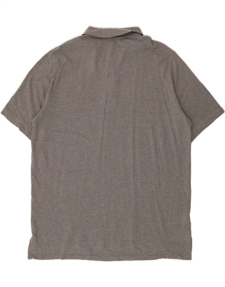 EDDIE BAUER Mens Polo Shirt 2XL Grey Cotton Vintage Eddie Bauer and Second-Hand Eddie Bauer from Messina Hembry 