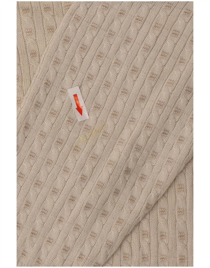 Suéter masculino Marks & Spencer com gola redonda e acrílico branco médio