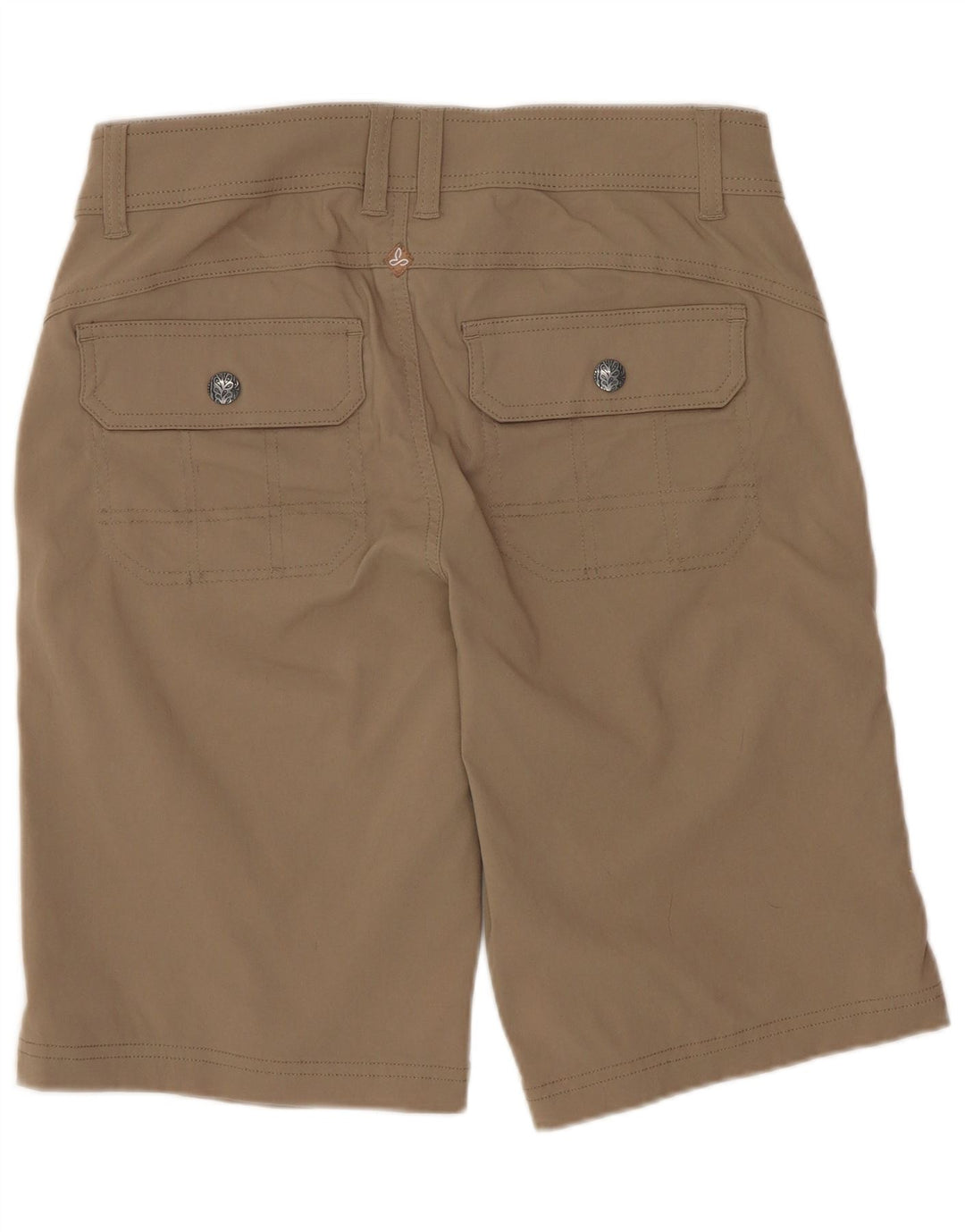 Shorts cargo feminino PRANA US 2 XS W30 bege nylon