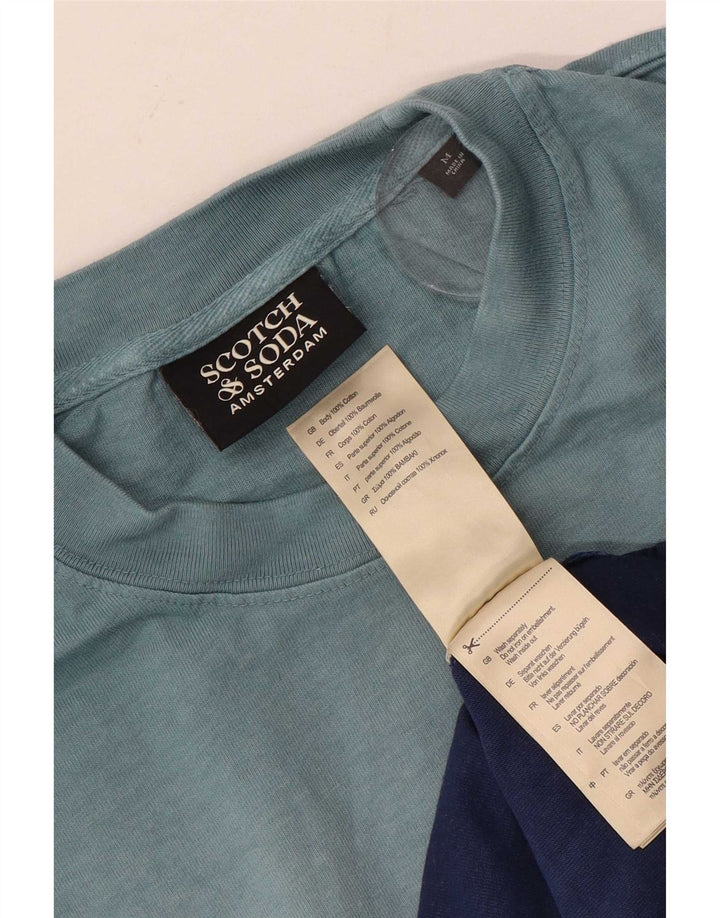 Camiseta masculina Scotch & Soda Top Médio Multicolorido Tie Dye Algodão