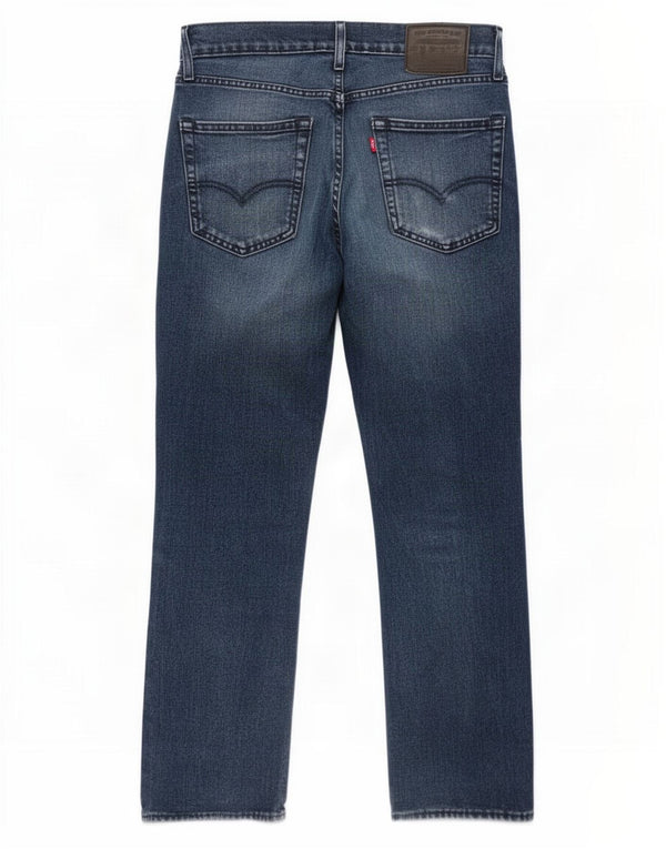 Levi's Masculino 514 Straight Jeans W30 L30 Azul Marinho Algodão