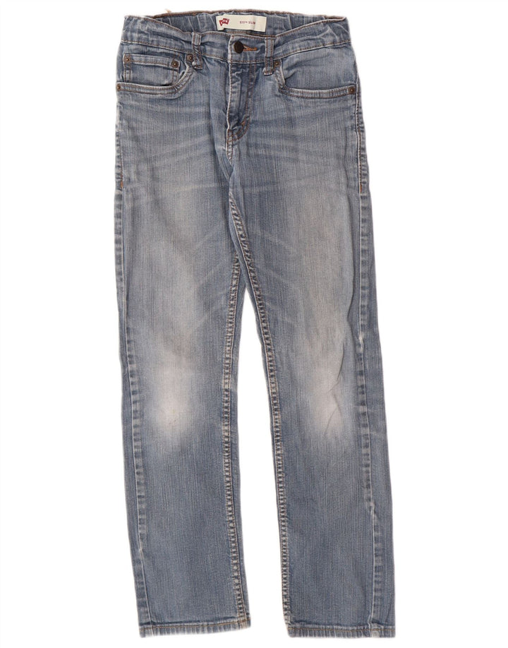 Levi's Boys 511 Slim Jeans 11-12 Anos W26 L26 Azul Algodão Clássico